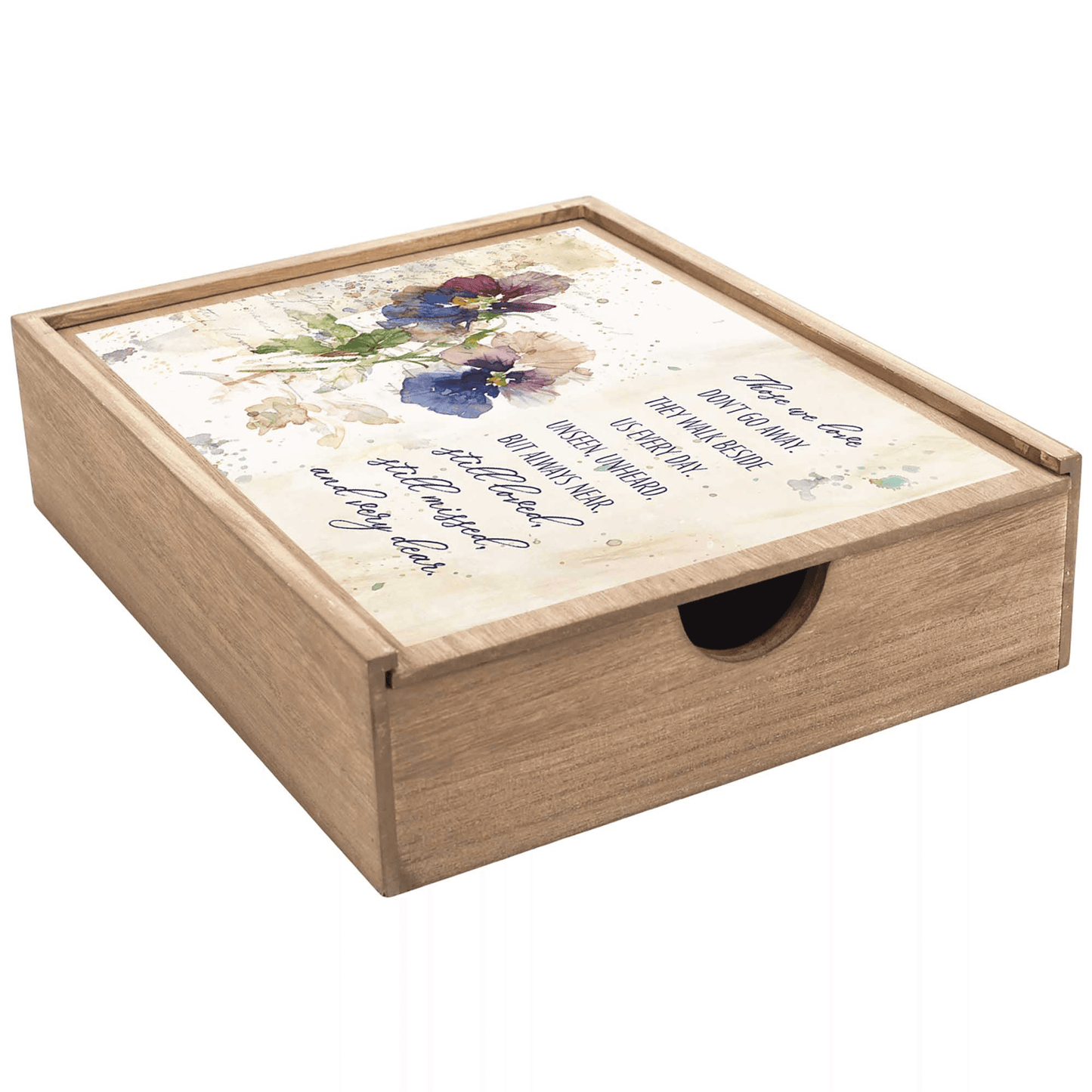 Memory Box With Sliding Lid - Beautiful Memories And Lasting Love