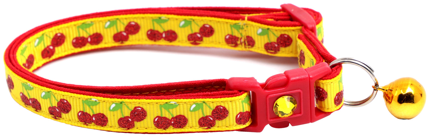 Cherries Breakaway Cat Collar