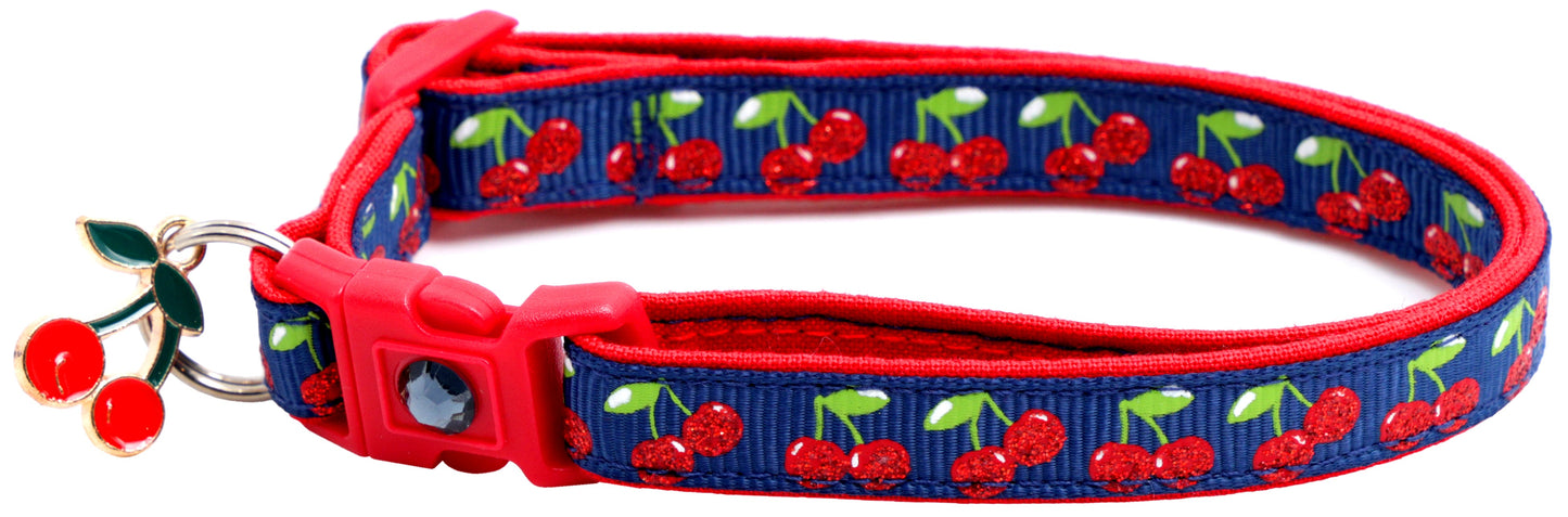 Cherries Breakaway Cat Collar
