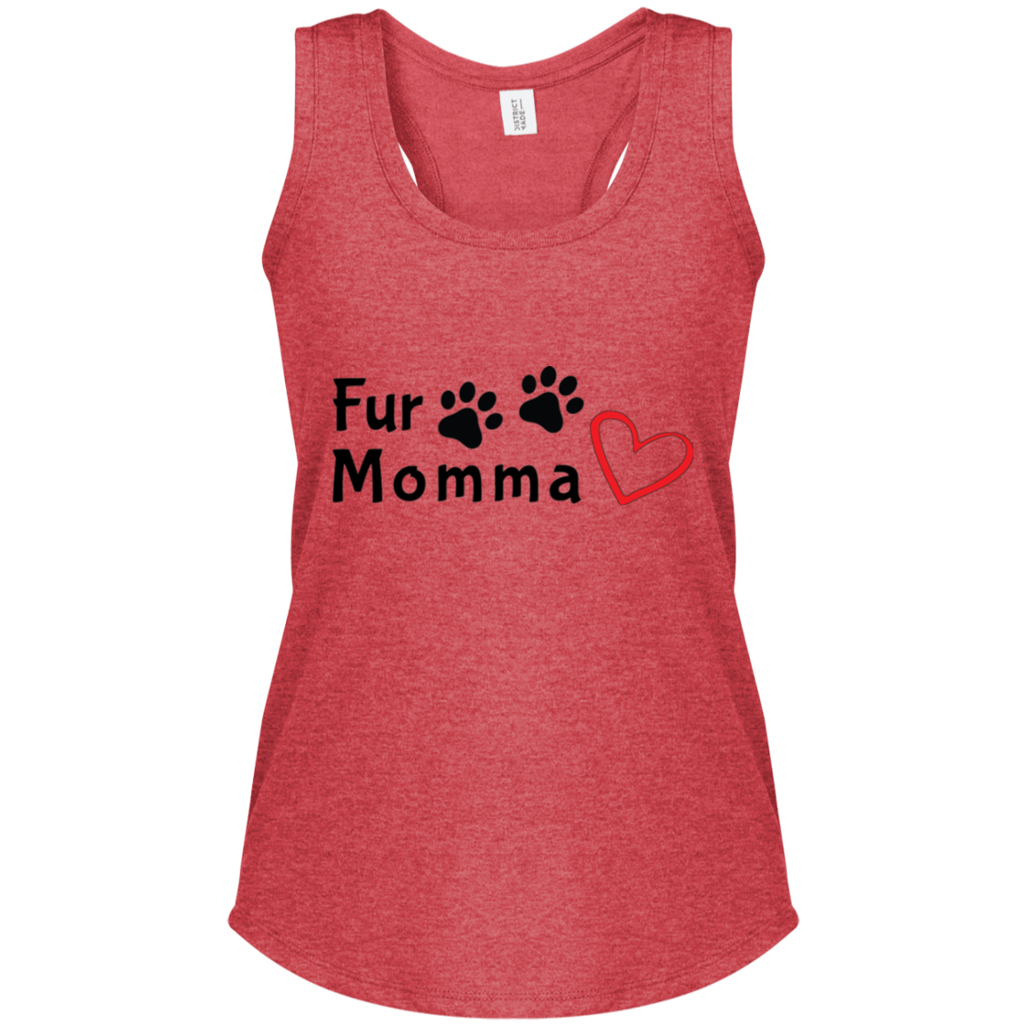 Women's Perfect Tri Racerback Tank Fur Momma