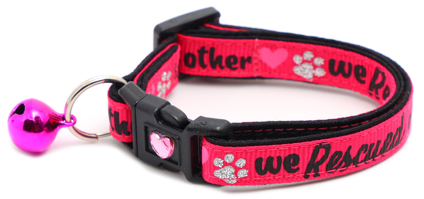 We Rescued Each Other Breakaway Cat Collar