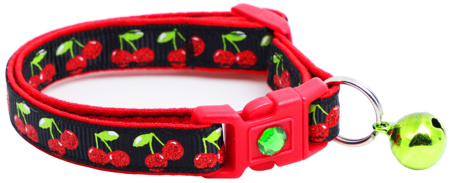 Cherries Breakaway Cat Collar