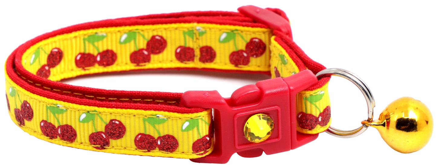 Cherries Breakaway Cat Collar