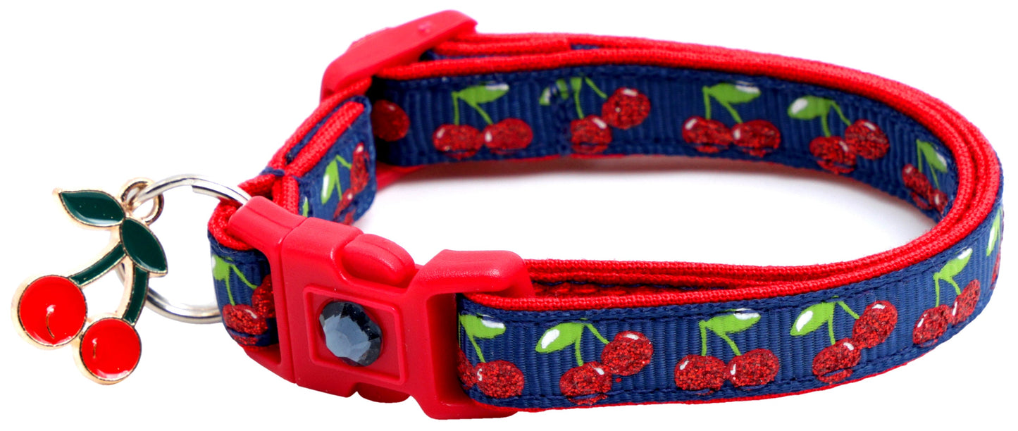 Cherries Breakaway Cat Collar