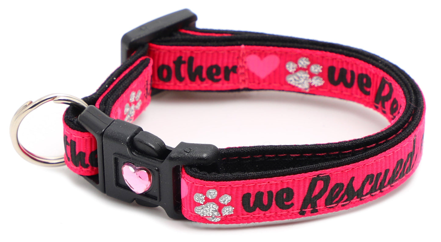 We Rescued Each Other Breakaway Cat Collar