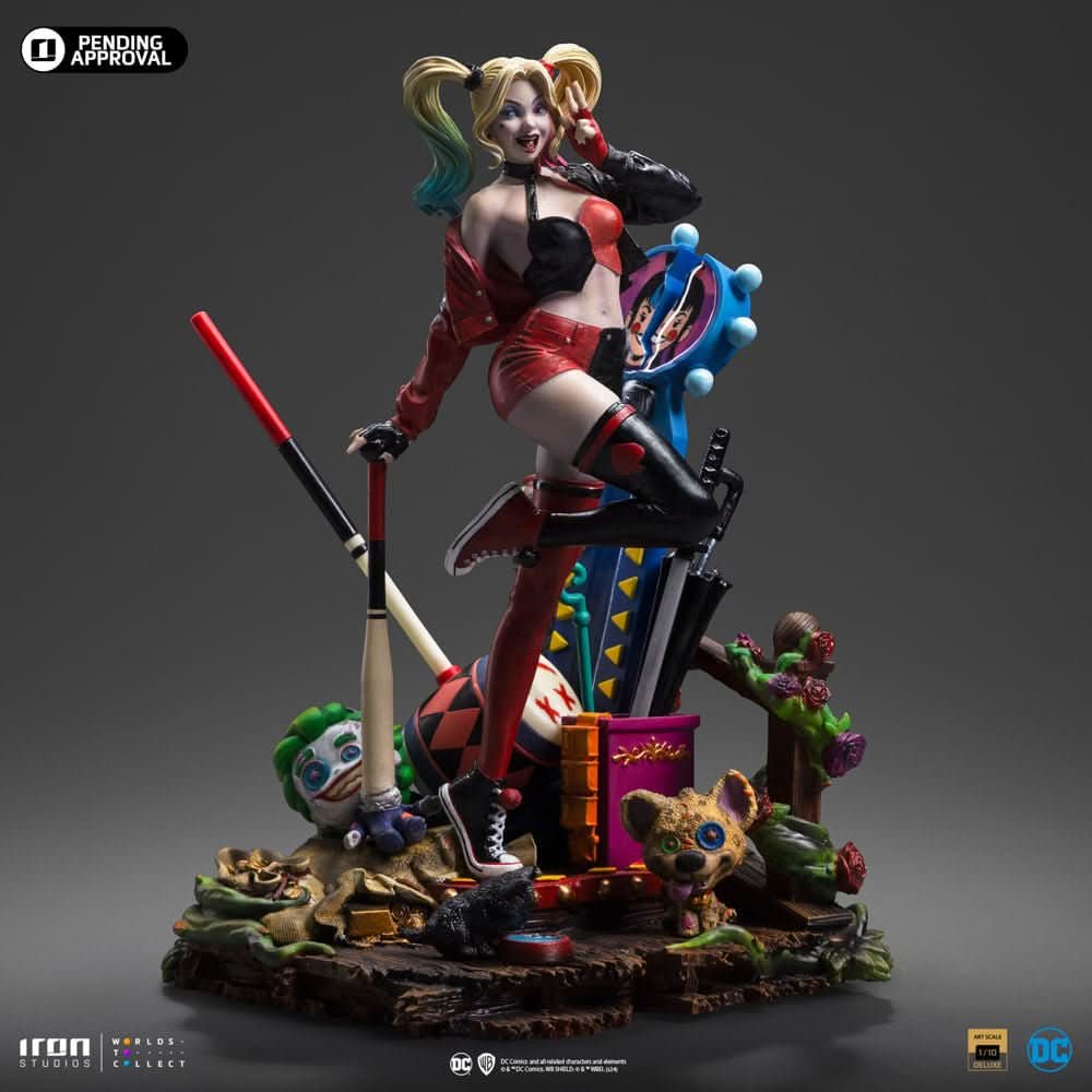 Harley Quinn Deluxe - Gotham City Sirens - Art Scale 1/10 - Iron Studios-2