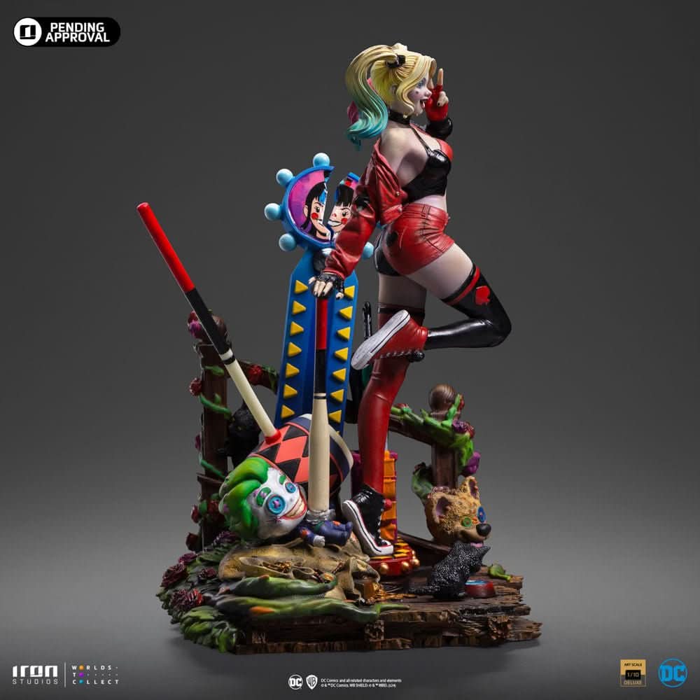 Harley Quinn Deluxe - Gotham City Sirens - Art Scale 1/10 - Iron Studios-4