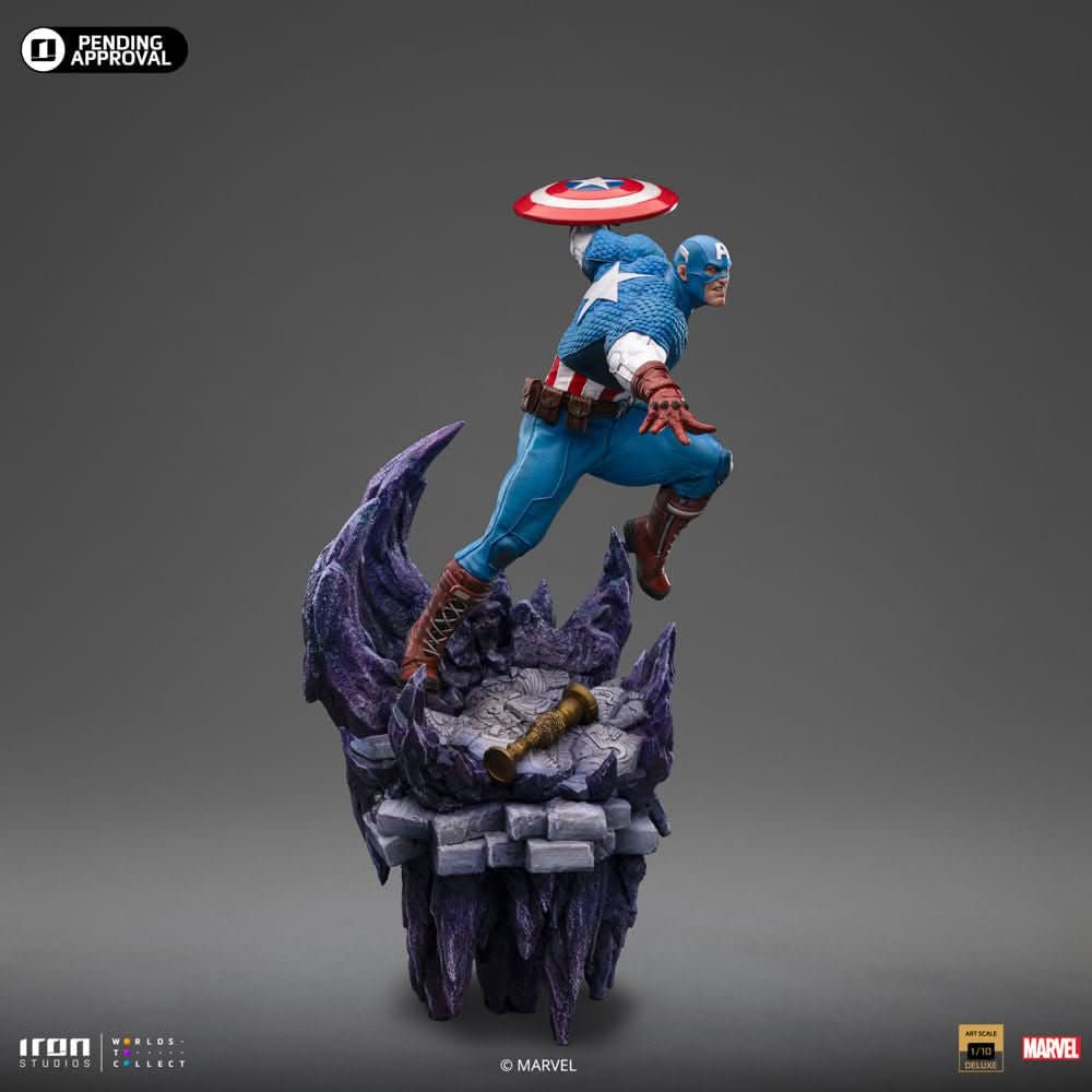Captain America Deluxe - Infinity Gauntlet Diorama - BDS Art Scale 1/10 - Iron Studios-2