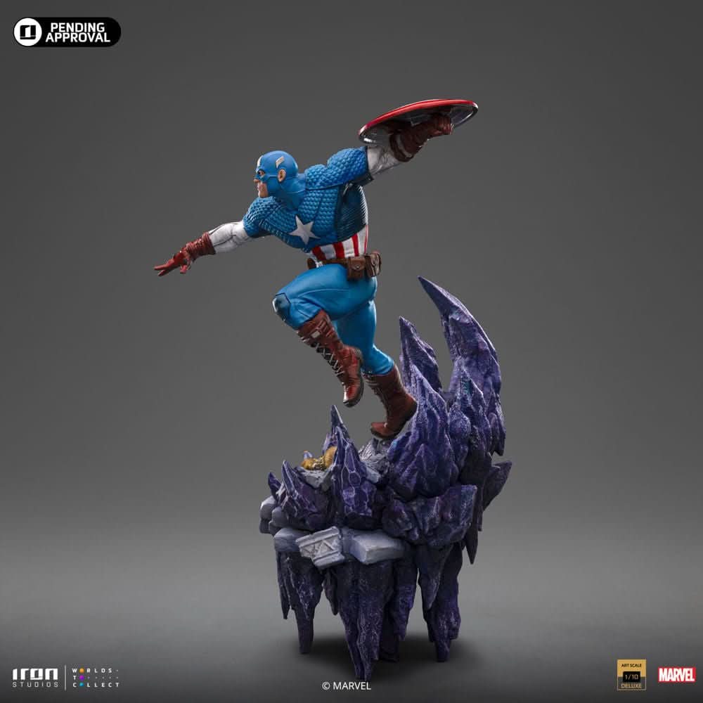 Captain America Deluxe - Infinity Gauntlet Diorama - BDS Art Scale 1/10 - Iron Studios-4