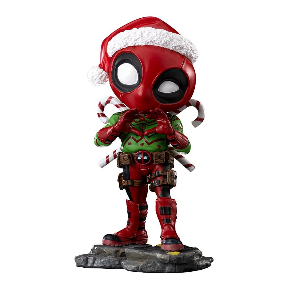 Statue Deadpool (Holidays Version) - Marvel Comics - Minico - Iron Studios-1
