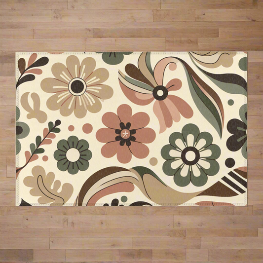 Earthy Floral X-pen mat
