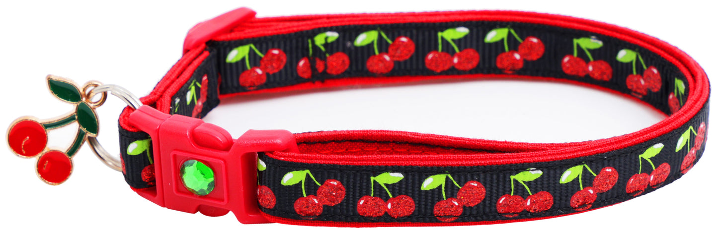Cherries Breakaway Cat Collar