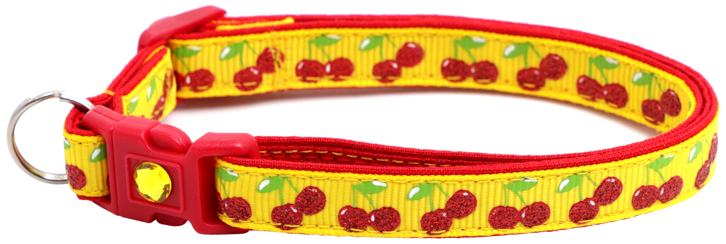 Cherries Breakaway Cat Collar
