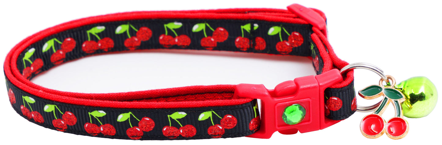 Cherries Breakaway Cat Collar