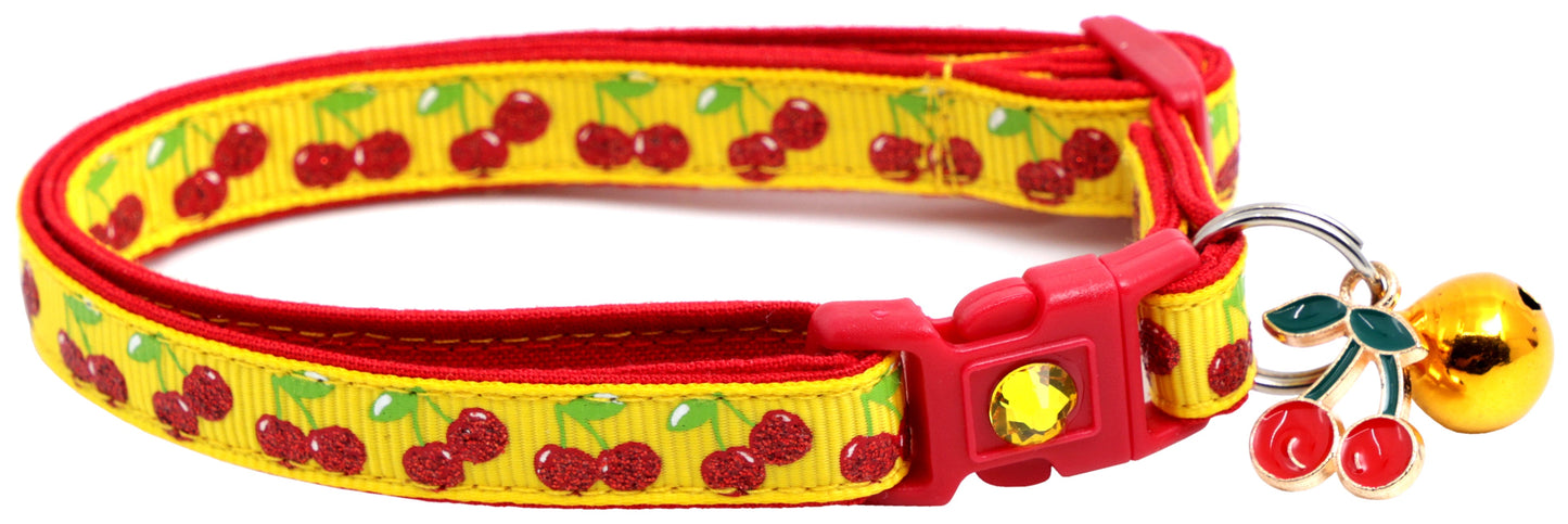 Cherries Breakaway Cat Collar