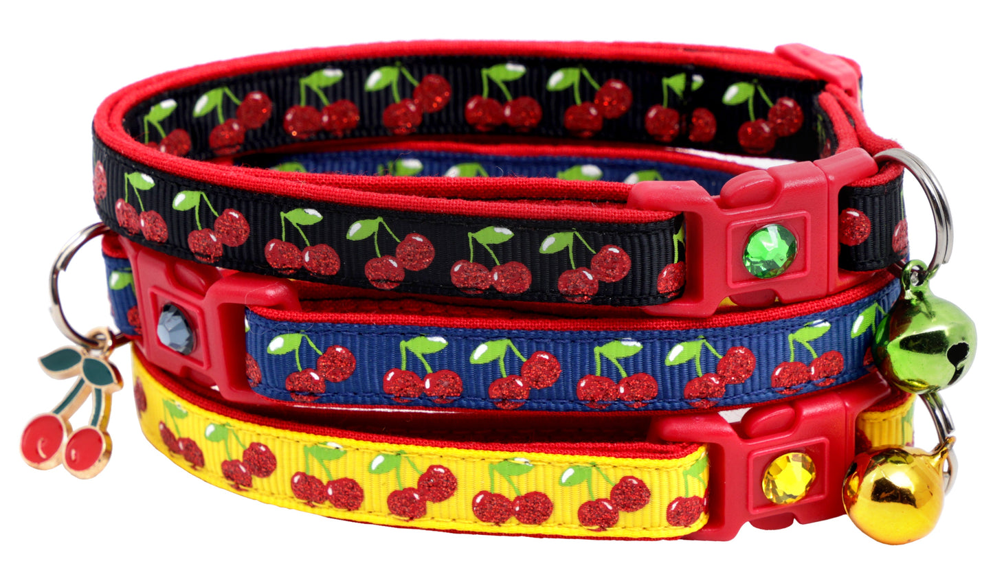 Cherries Breakaway Cat Collar