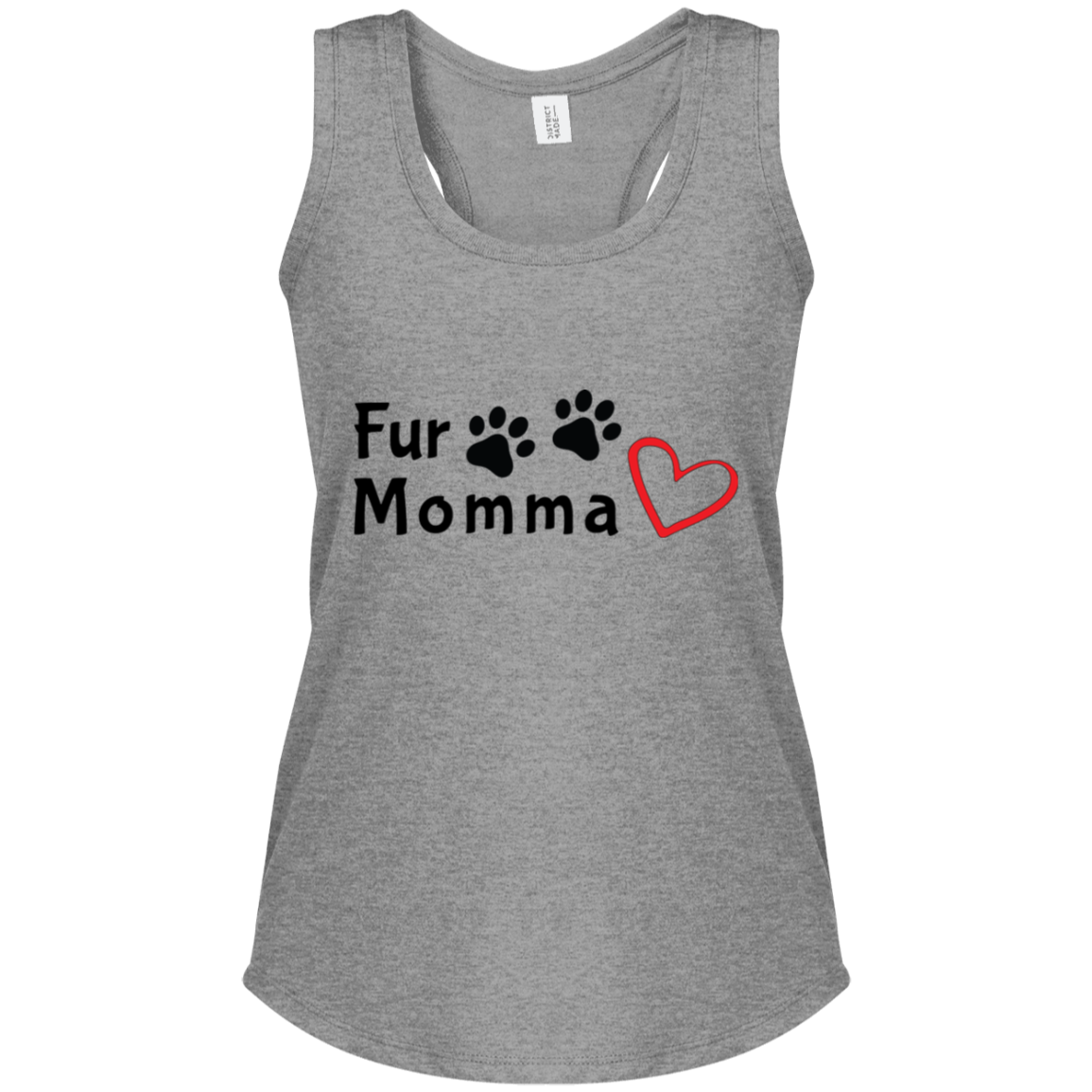 Women's Perfect Tri Racerback Tank Fur Momma