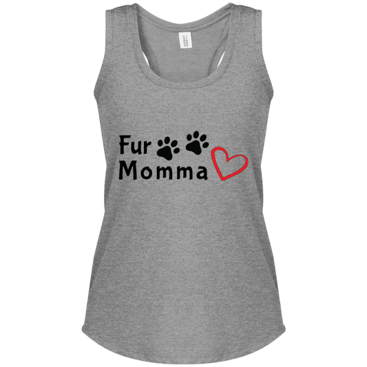 Women's Perfect Tri Racerback Tank Fur Momma