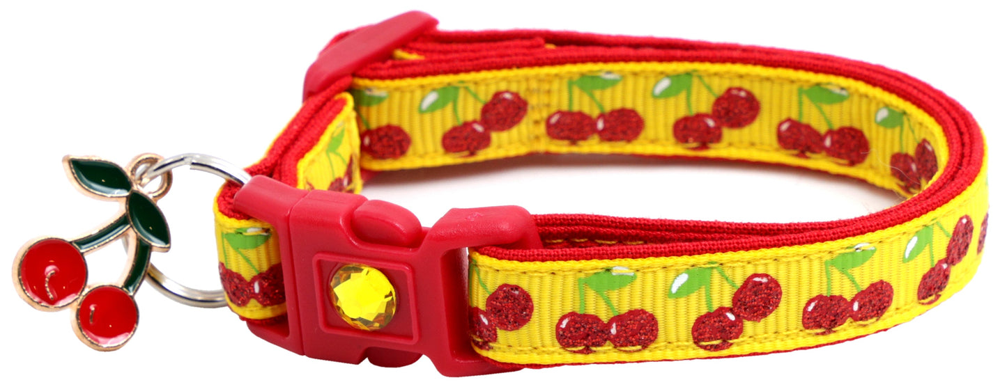 Cherries Breakaway Cat Collar