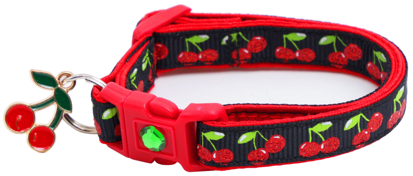 Cherries Breakaway Cat Collar