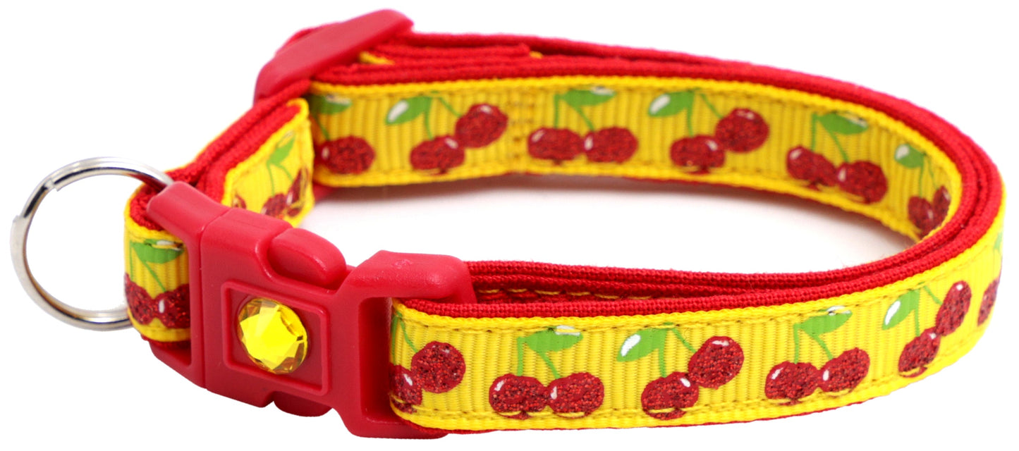 Cherries Breakaway Cat Collar