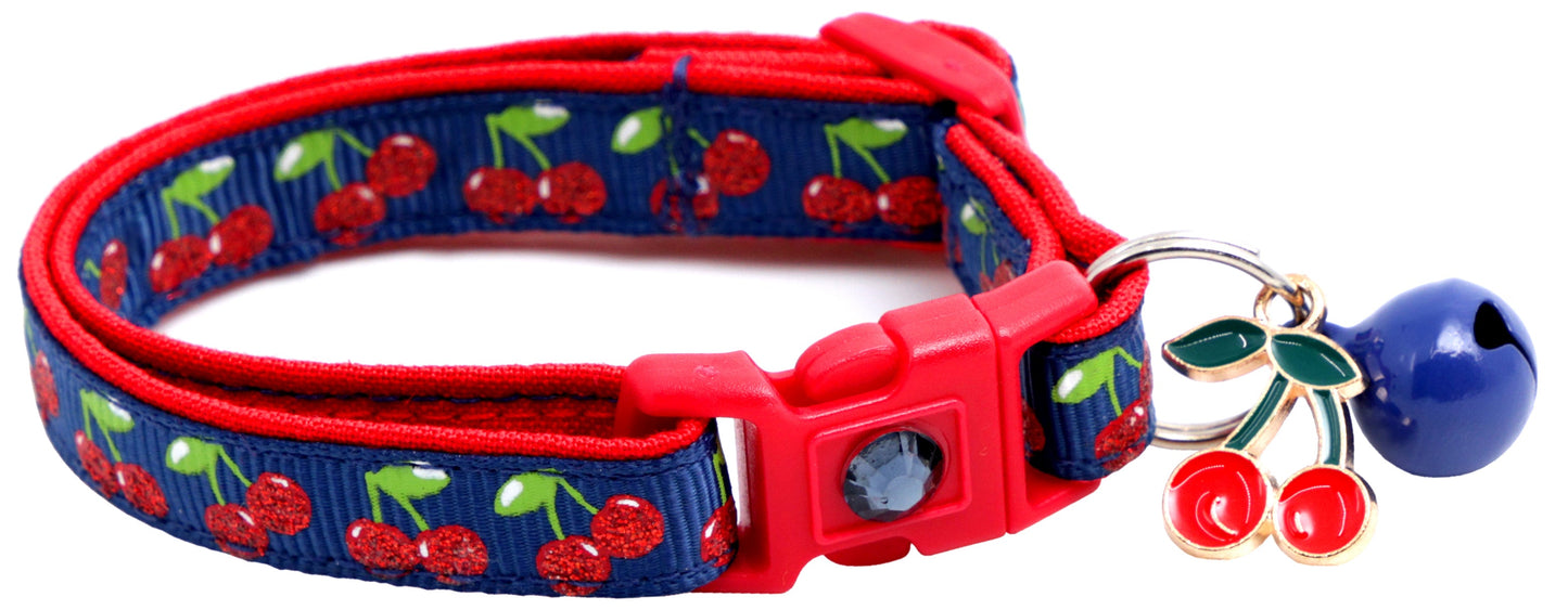 Cherries Breakaway Cat Collar