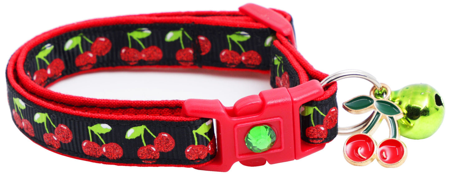 Cherries Breakaway Cat Collar