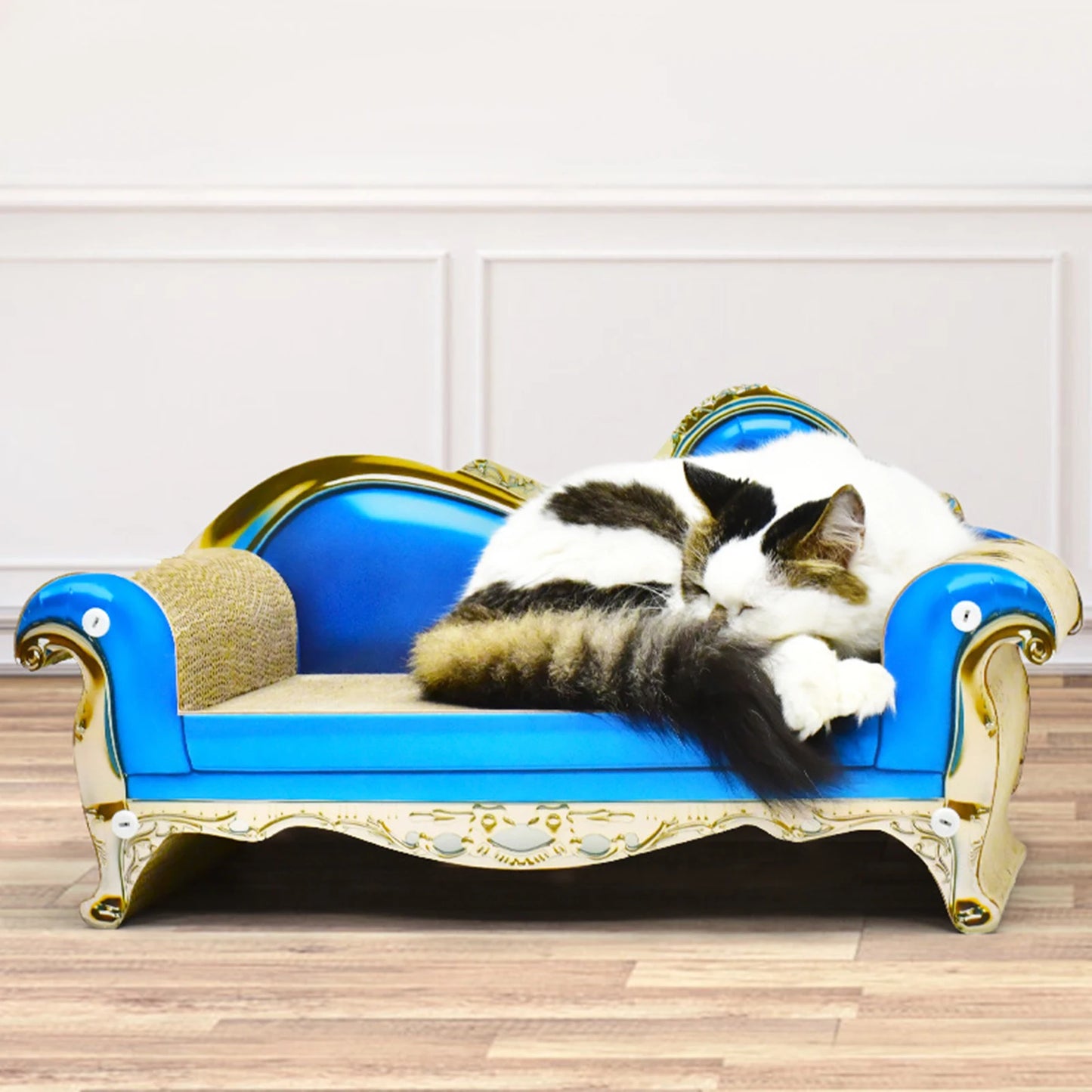 Cat Scratcher Cardboard Couch Bed European Vintage Cat Sofa Scratcher Toys Pet Supplies Cat Accessories