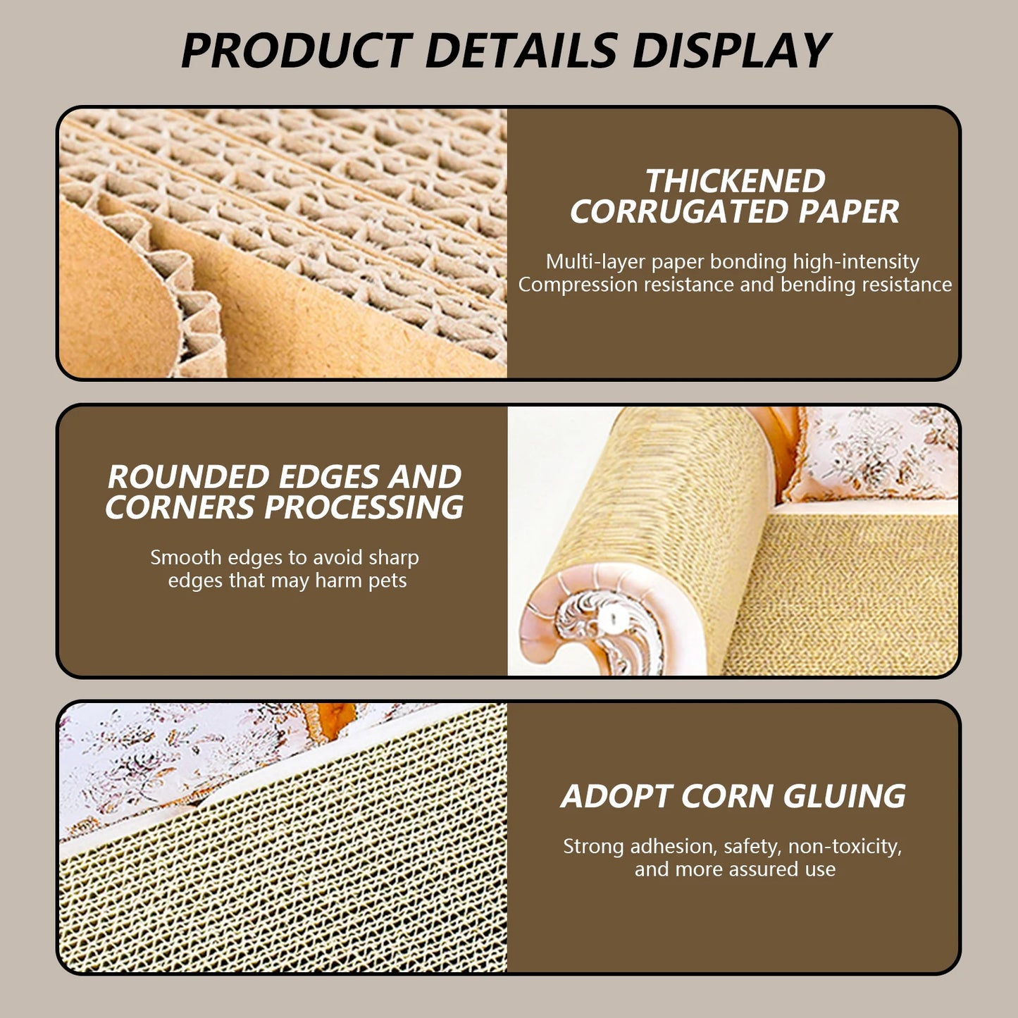 Cat Scratcher Cardboard Couch Bed European Vintage Cat Sofa Scratcher Toys Pet Supplies Cat Accessories