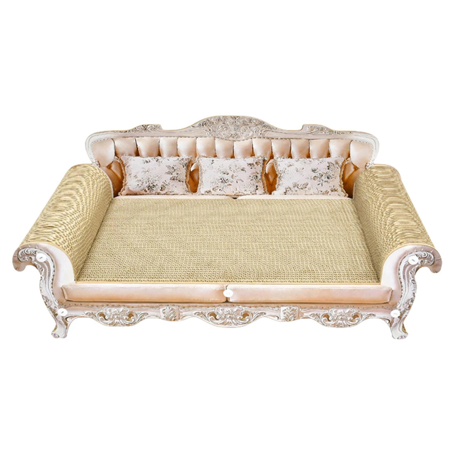 Cat Scratcher Cardboard Couch Bed European Vintage Cat Sofa Scratcher Toys Pet Supplies Cat Accessories