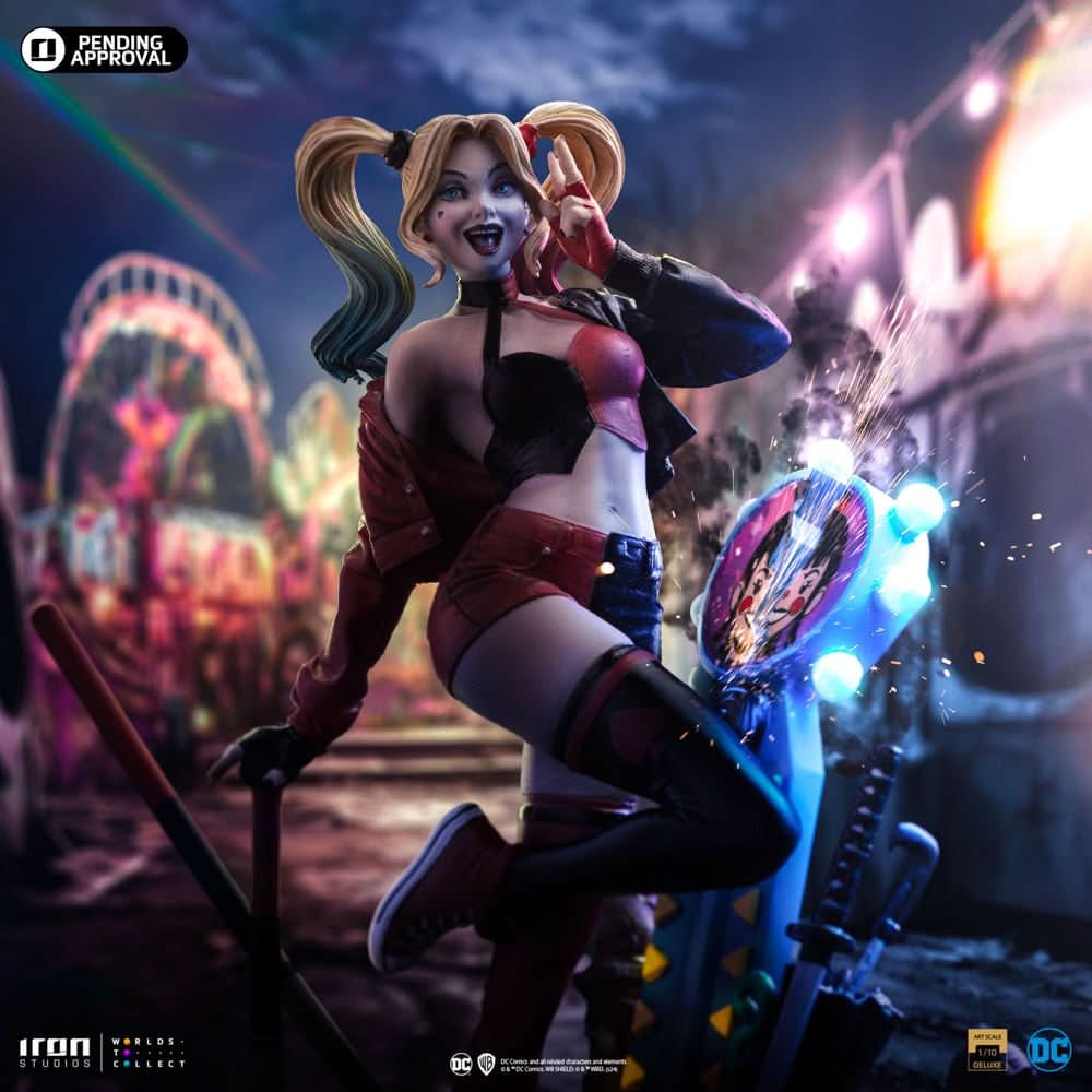 Harley Quinn Deluxe - Gotham City Sirens - Art Scale 1/10 - Iron Studios-0