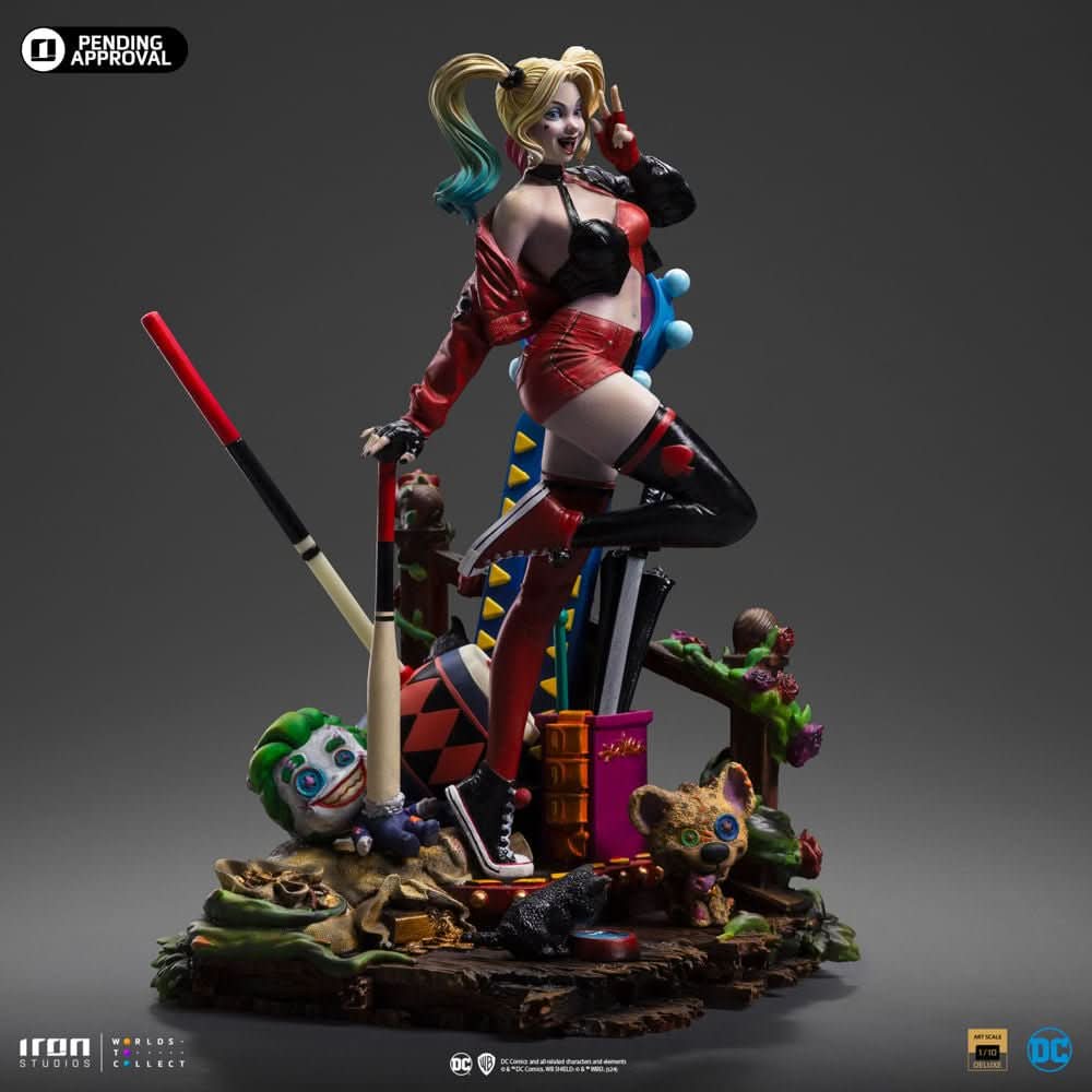 Harley Quinn Deluxe - Gotham City Sirens - Art Scale 1/10 - Iron Studios-3