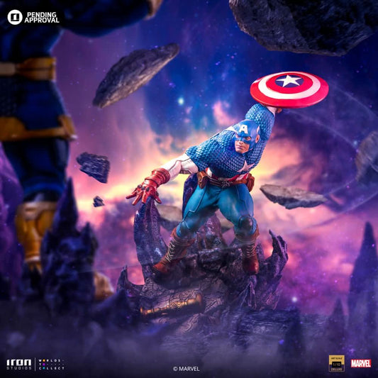 Captain America Deluxe - Infinity Gauntlet Diorama - BDS Art Scale 1/10 - Iron Studios-0
