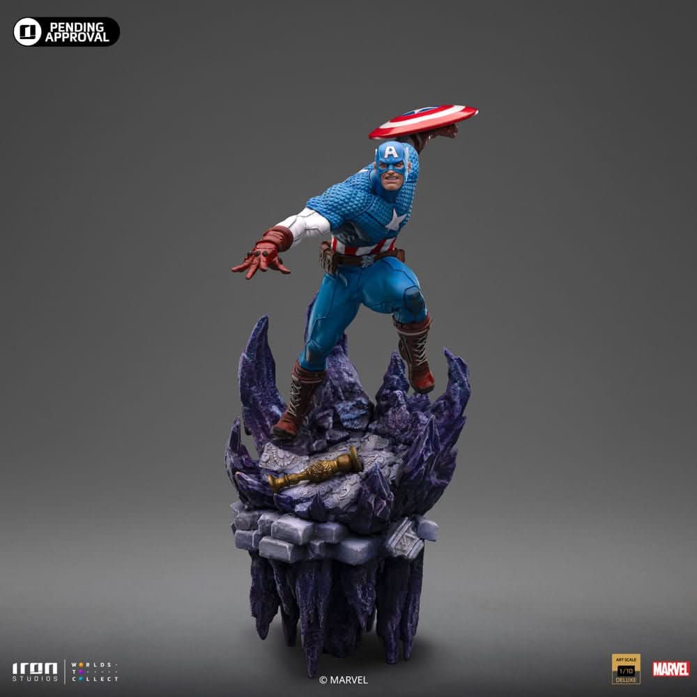 Captain America Deluxe - Infinity Gauntlet Diorama - BDS Art Scale 1/10 - Iron Studios-1