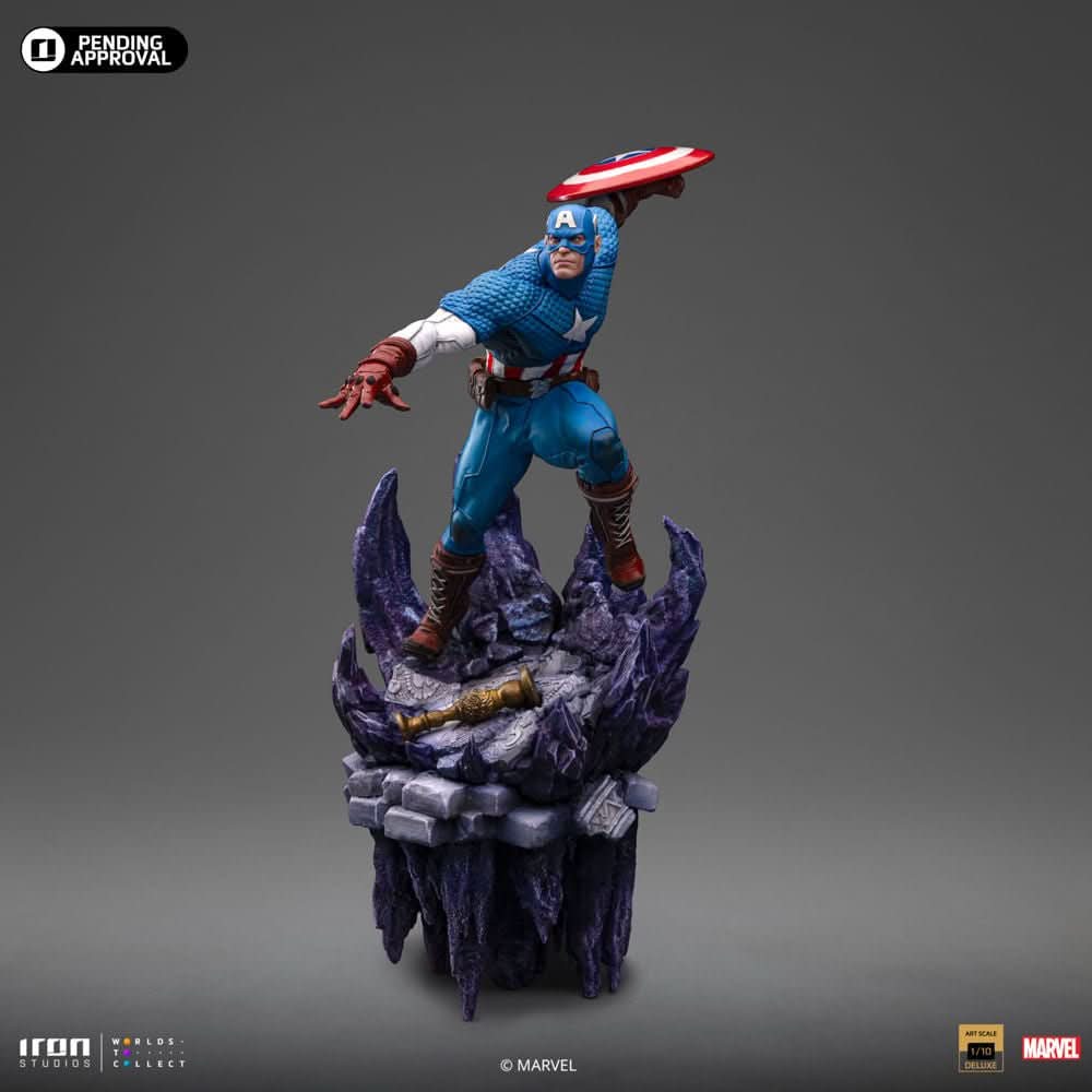 Captain America Deluxe - Infinity Gauntlet Diorama - BDS Art Scale 1/10 - Iron Studios-3
