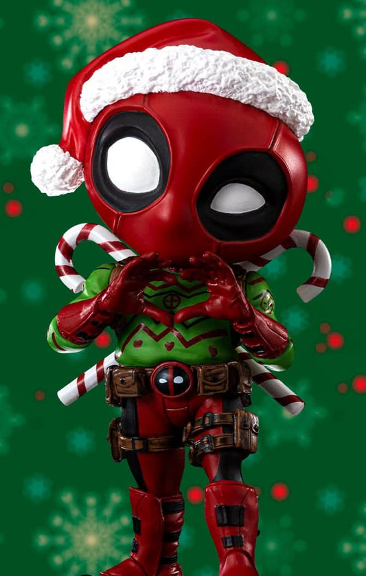Statue Deadpool (Holidays Version) - Marvel Comics - Minico - Iron Studios-0
